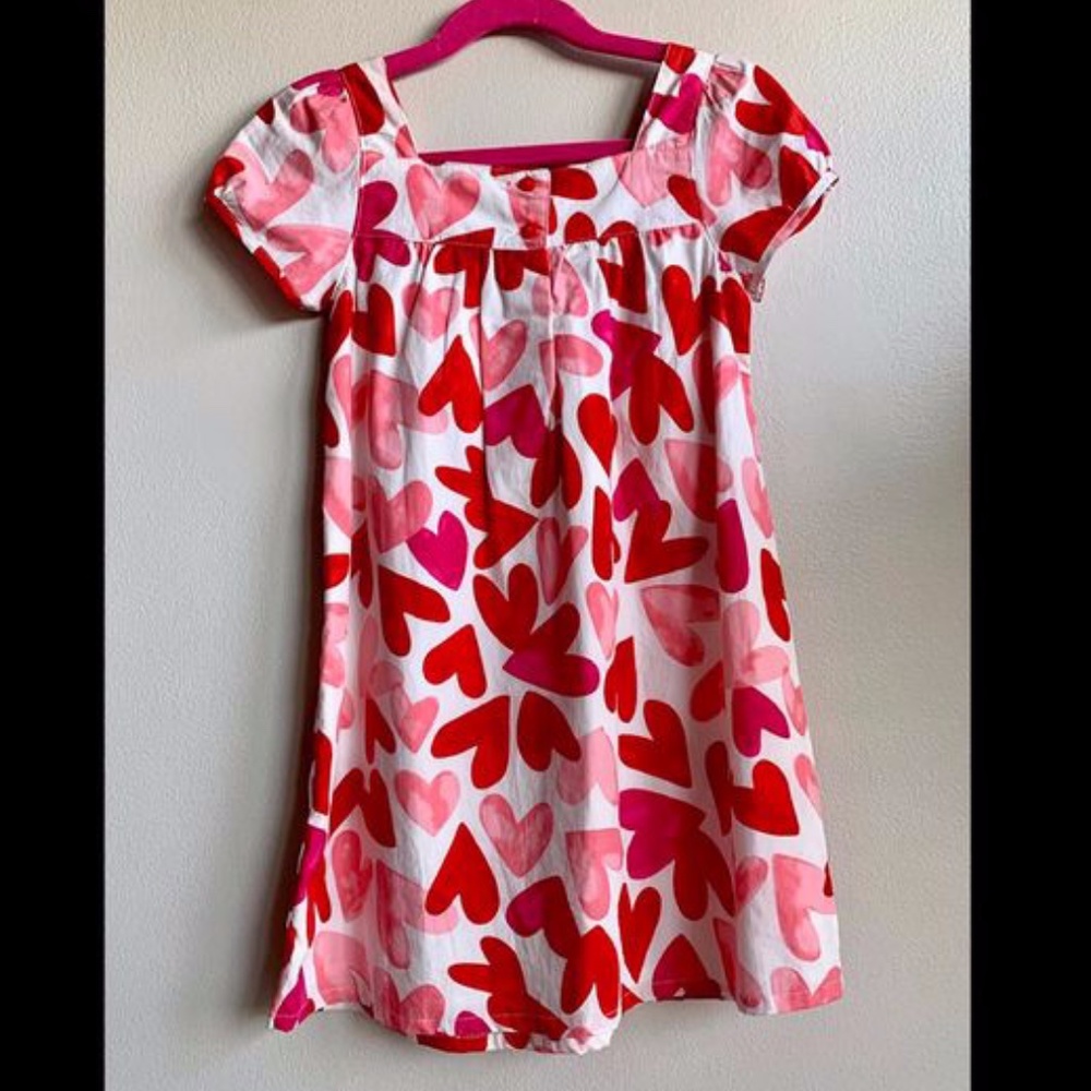 Gymboree Red Hearts Dress SIZE 5T - Picture 2 of 10